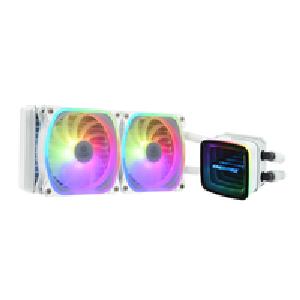 Enermax Aquafusion ADV series ELC-AQFA240-SQA-W - Prozessor-Fluessigkeitskühlsystem - 240 mm - AMD Sockel AM3 (Ph. II/Ath. II) - AMD Sockel AM4 (Ryzen)